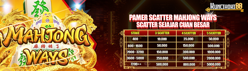 EVENT SCATTER MAHJONG WAYS & MAHJONG WAYS 2 TERBESAR