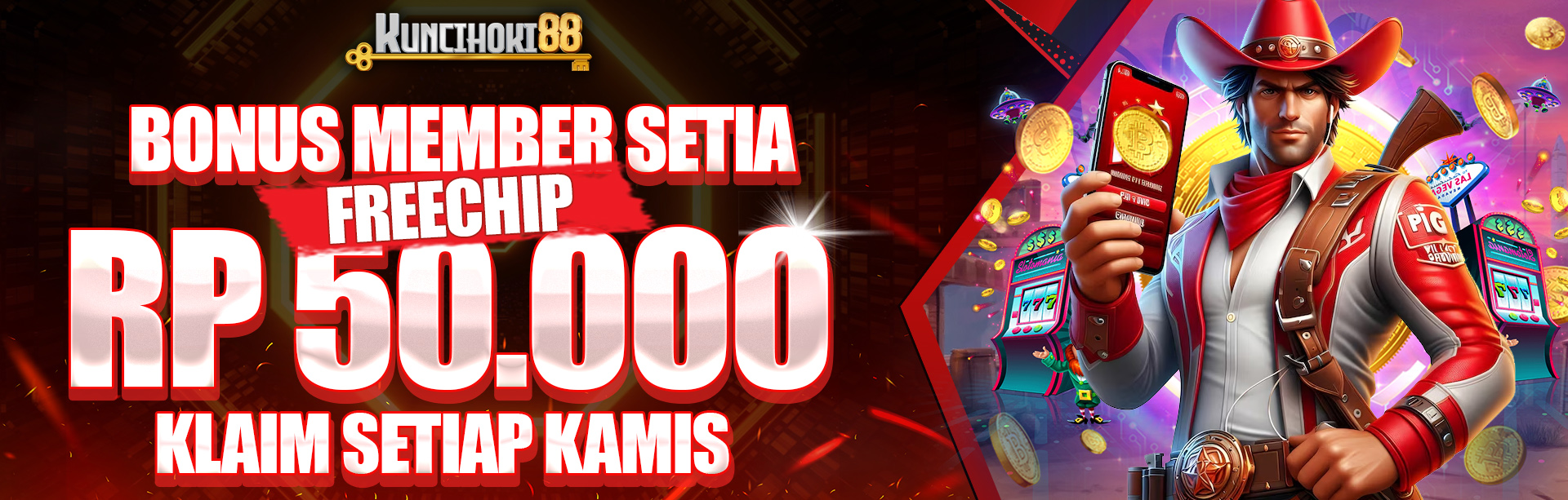 FREECHIP RP 50.000 KHUSUS MEMBER SETIA