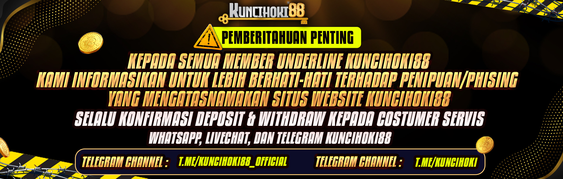 PENGUMUMAN KUNCIHOKI88