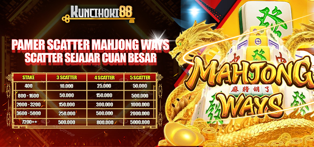 EVENT SCATTER SEJAJAR MAHJONG WAYS